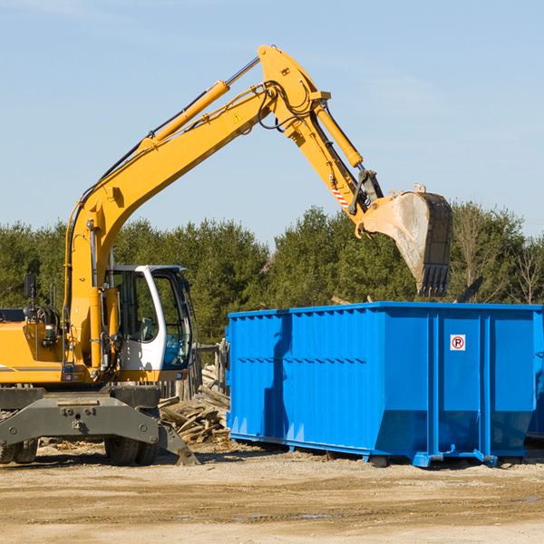 what are the rental fees for a residential dumpster in Margie MN